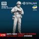 Set of figures "Anti-tank gun MT-12 Rapira artillery crew"