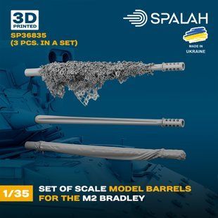 Set of scale model "Barrels for M2 Bradley", (3 pcs.)