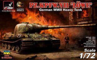 Assembly model 1:72 German tank Pz.VII L&ouml;we Armory AR72201