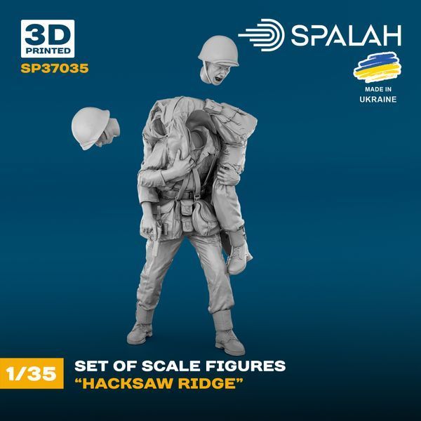 Set of figures "Hacksaw ridge", (2 pcs.)