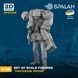 Set of figures "Hacksaw ridge", (2 pcs.)