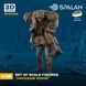Set of figures "Hacksaw ridge", (2 pcs.)