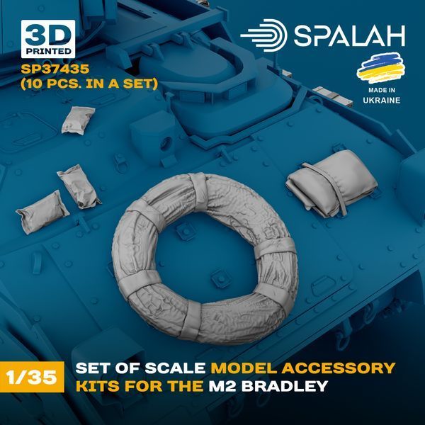 Set of scale models "Accessory Kits for the M2 Bradley", (10 pcs.)