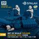 Набір фігур "Сучасний танковий екіпаж сімейств Т-64, T72, T-80, T-90", (3 шт.) SP34935 фото 2