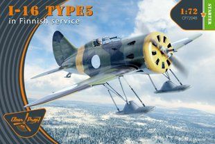 Збірна модель 1:72 літак I-16 тип 5 У фінській службі Clear Prop 72048 CP72048 фото