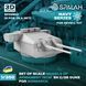 Набір масштабних моделей "Допоміжні гармати Bismarck калібру 150-мм", (6 шт.) SP02653 фото 1