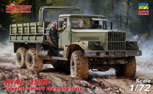 Assembly model 1:72 truck KrAZ-255B Armory AR72450