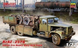 Assembly model 1:72 truck KrAZ-257B Armory AR72451