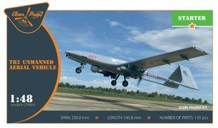 Збірна модель 1:48 БПЛА Байрактар Bayraktar TB.2 Clear Prop CP4809 CP4809 фото