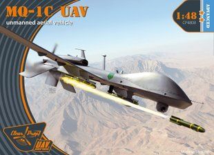 Збірна модель 1:48 американский БПЛА MQ-1C UAV Grey Eagle Clear Prop CP4808 CP4808 фото