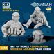 Set of figures "Мodern Abrams tank crew", (3 pcs.)
