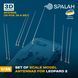 Set of scale model "Antennas for Leopard 2", (10 pcs.)