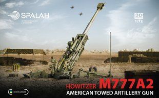 Scale model "American artillery gun M777A2"