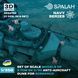 Набір масштабної моделі "Зенітні гармати калібру 3.7 см SK C/30 для Bismarck", (11 шт.) SP02753 фото 2