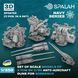 Набір масштабної моделі "Зенітні гармати калібру 3.7 см SK C/30 для Bismarck", (11 шт.) SP02753 фото 4