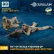 Set of figures "American sniper with spotter", (2 pcs.)