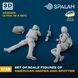 Set of figures "American sniper with spotter", (2 pcs.)